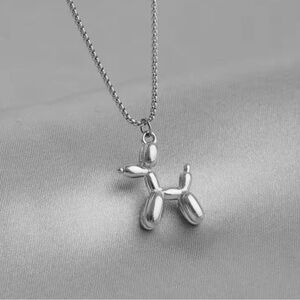 Sterling Silver Ballon Animal Necklace